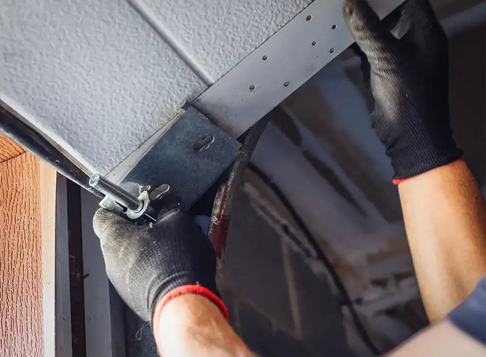 emergency garage door track adjustment services in the Springfield IL area