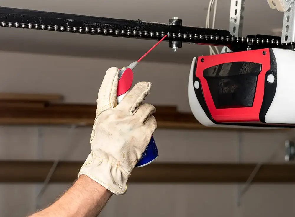 garage door lubrication service company serving Springfield IL