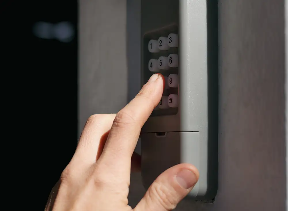 garage door keypad